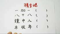 猜字谜一加一不是二(打一字),一加一非二，揭秘谜底之谜