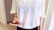 吊带露肩女上衣,吊带露肩上衣，展现女性魅力新风尚
